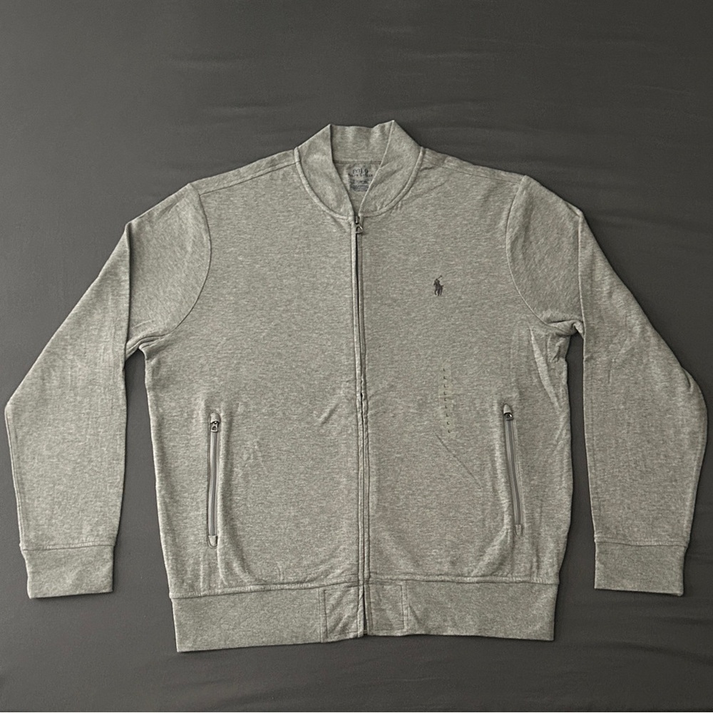 Polo by Ralph Lauren Gray Zip-Up Sweater